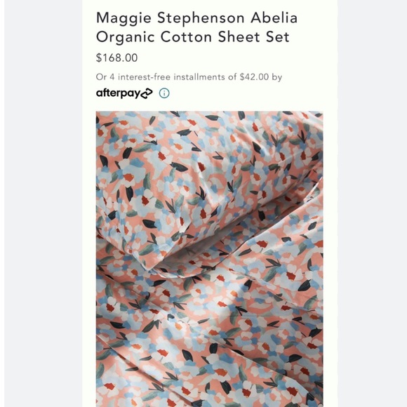 Anthropologie Organic Cotton Sheet Set - Picture 3 of 4